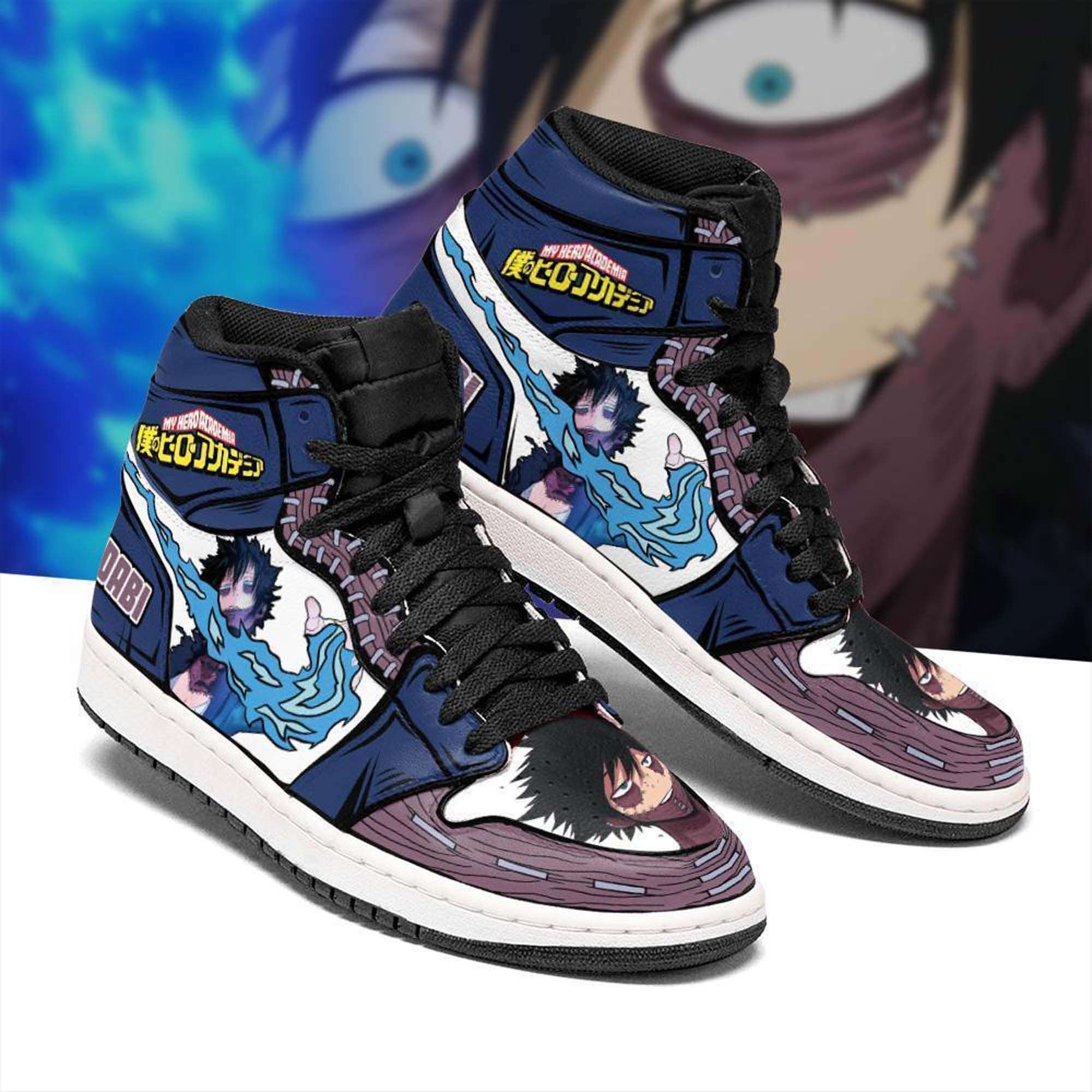 Dabi My Hero Academia Personalized Custom Air Jordan Shoes