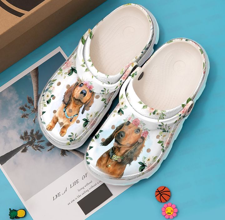 Dachshund Baby Crocs Clog Shoes