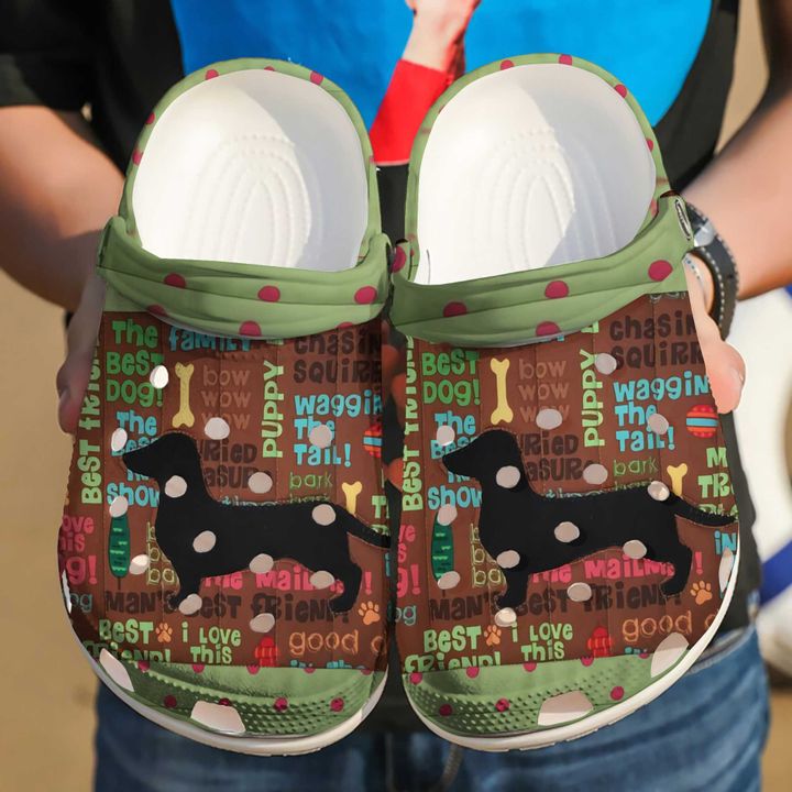 Dachshund Cute V2 Crocs Clog Shoes