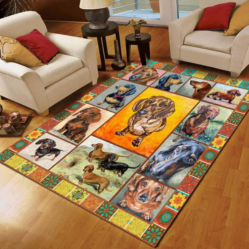 Dachshund Dog Limited Edition Rug 6 Dachshund Dog Limited Edition Rug