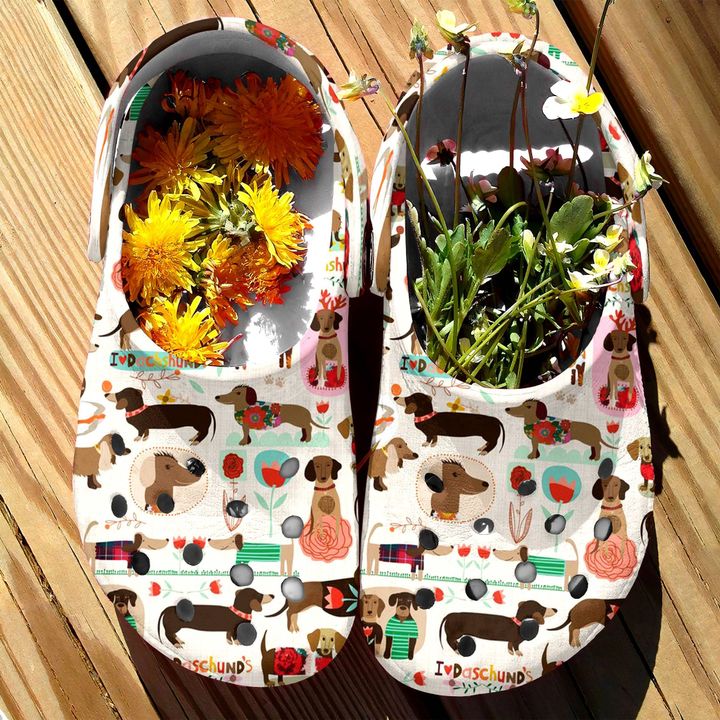Dachshund I Love Dachshunds Crocs Clog Shoes