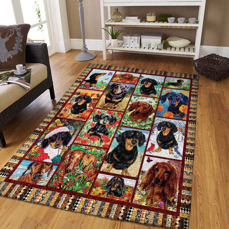Dachshund Limited Edition Rug 4 Dachshund Limited Edition Rug