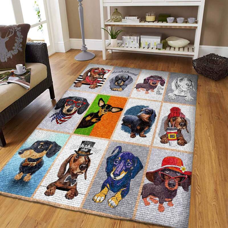 Dachshund Limited Edition Rug 5 Dachshund Limited Edition Rug
