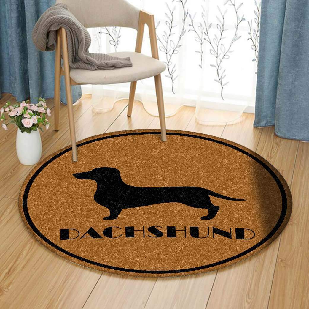Dachshund Limited Edition Round Rug