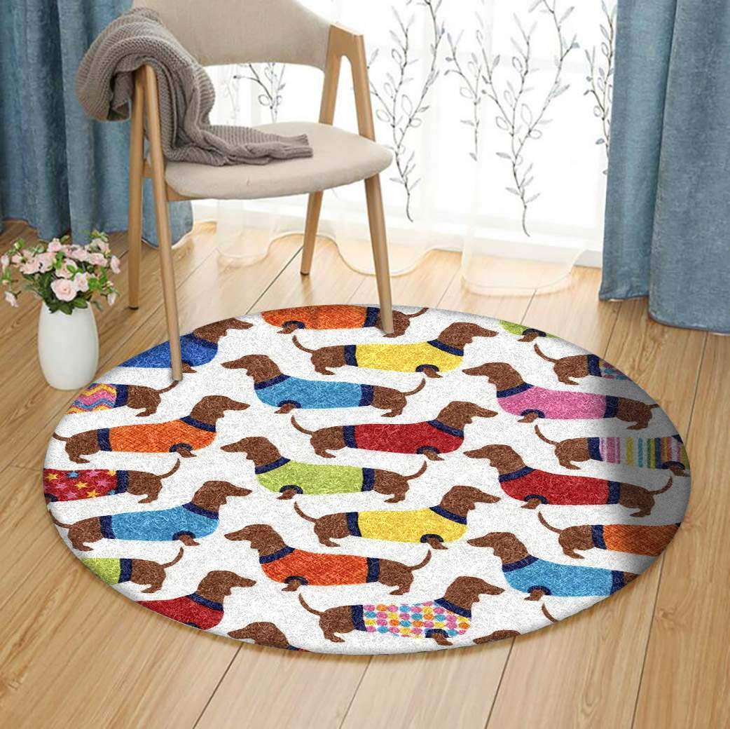 Dachshund Limited Edition Round Rug