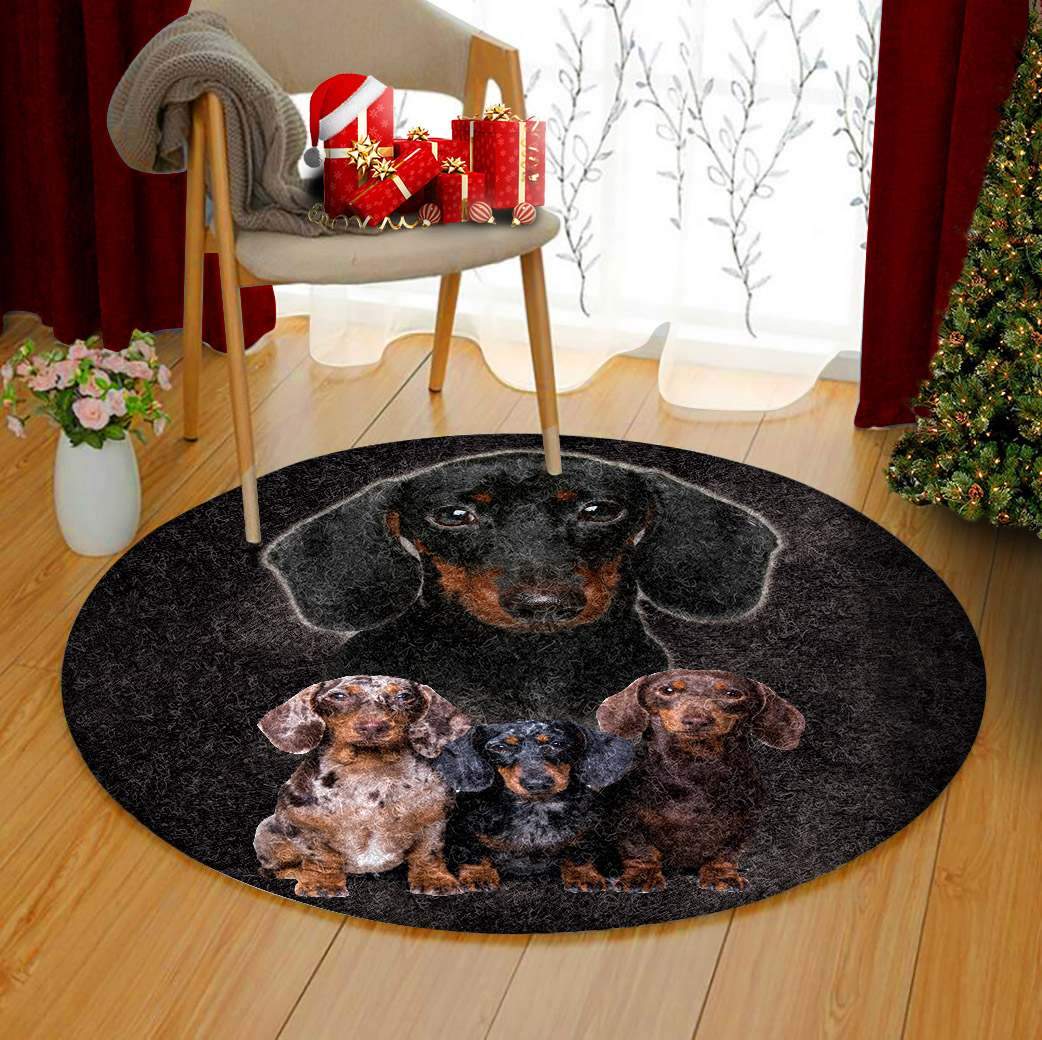 Dachshund Limited Edition Round Rug