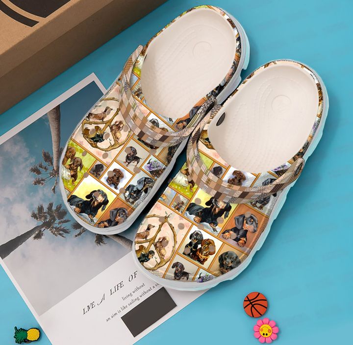 Dachshund Love Crocs Clog Shoes 10 Dachshund Love Crocs Clog Shoes