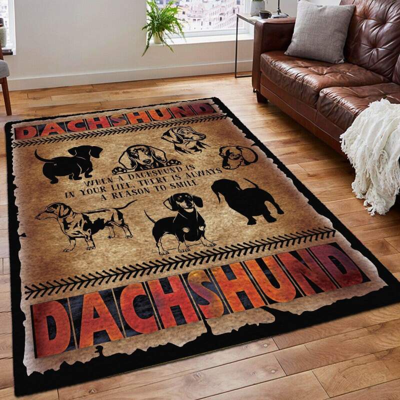 Dachshund So Cool Limited Edition Rug
