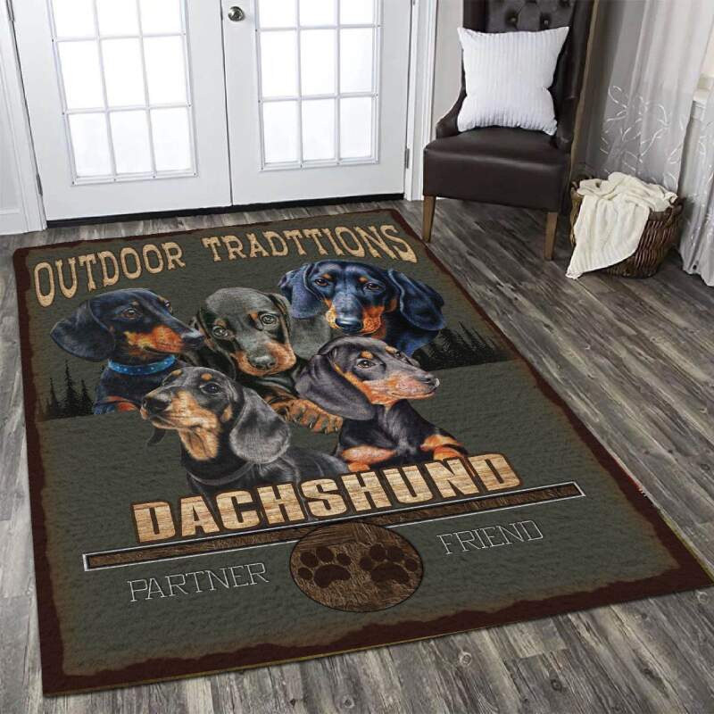 Dachshund V1 Love My Limited Edition Rug