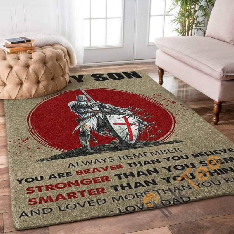 Dad To Son My Remember You’re Loved More Than You Know Samurai Bedroom Home Decoration Gift For Rug