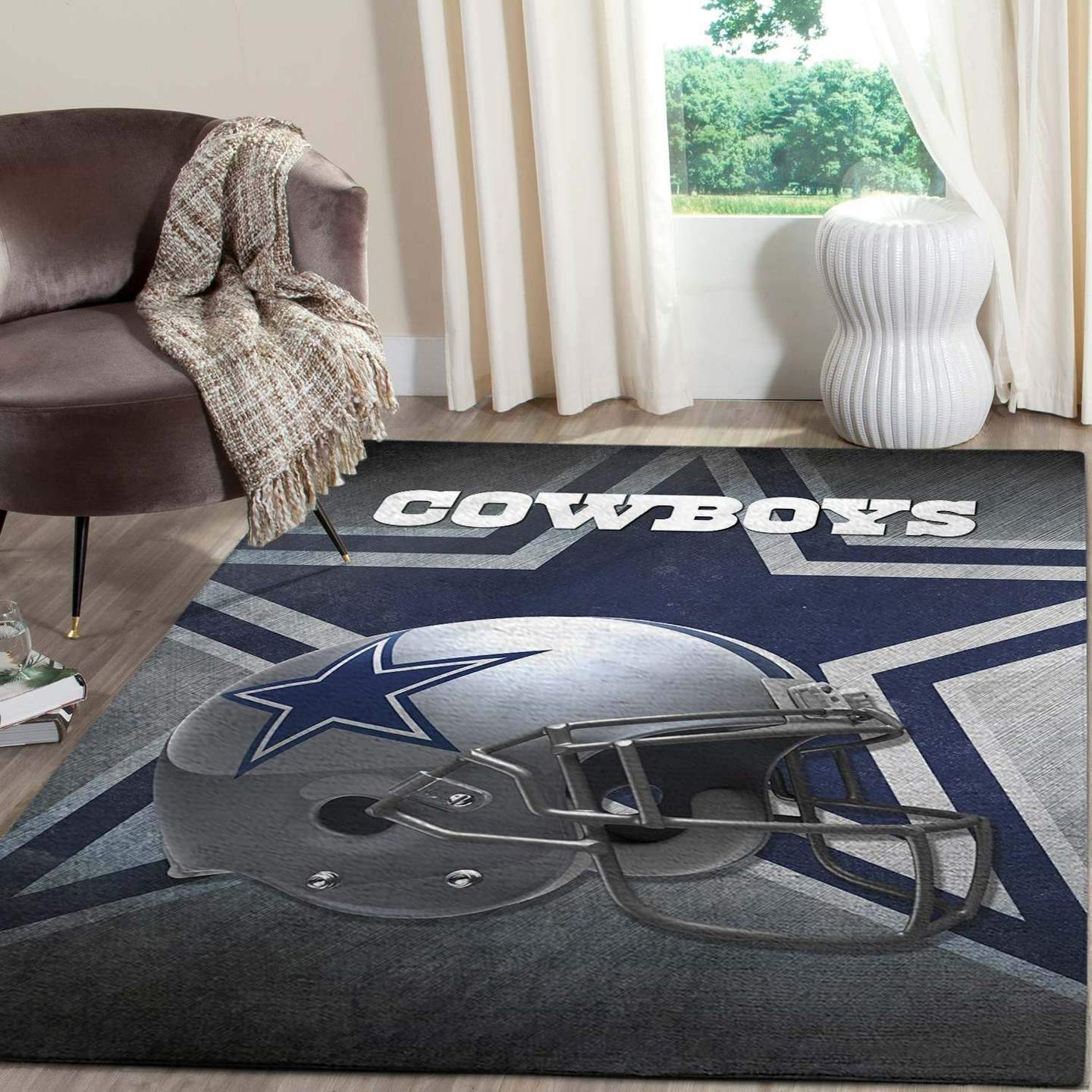 Dallas Cowboy Area Limited Edition Rug