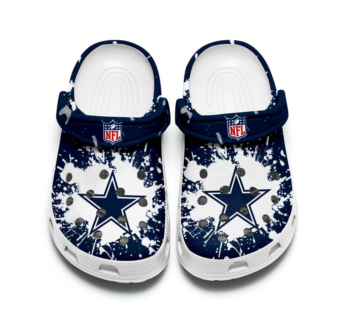 Dallas Cowboys Custom For Nfl Fans Crocs Clog Shoes