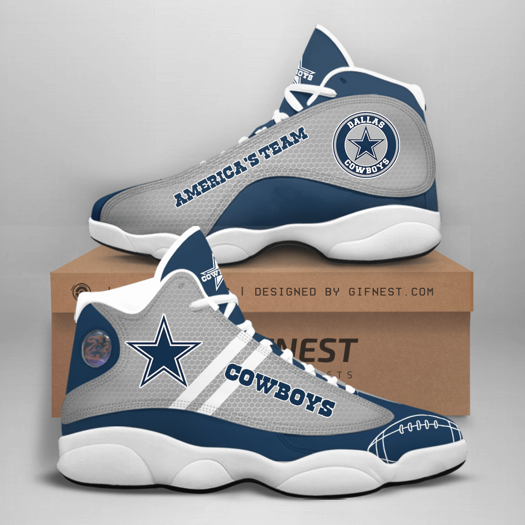 Dallas Cowboys Custom Air Jordan Shoes