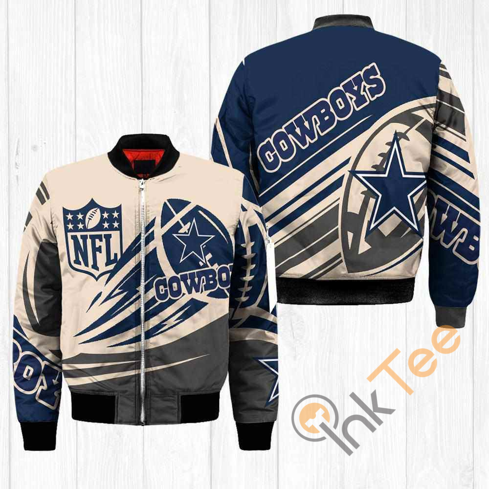 Dallas Cowboys NFL Balls Apparel Best Christmas Gift For Fans Bomber Jacket