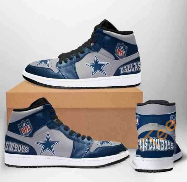 Dallas Cowboys Nfl Football Custom Air Jordan Shoes