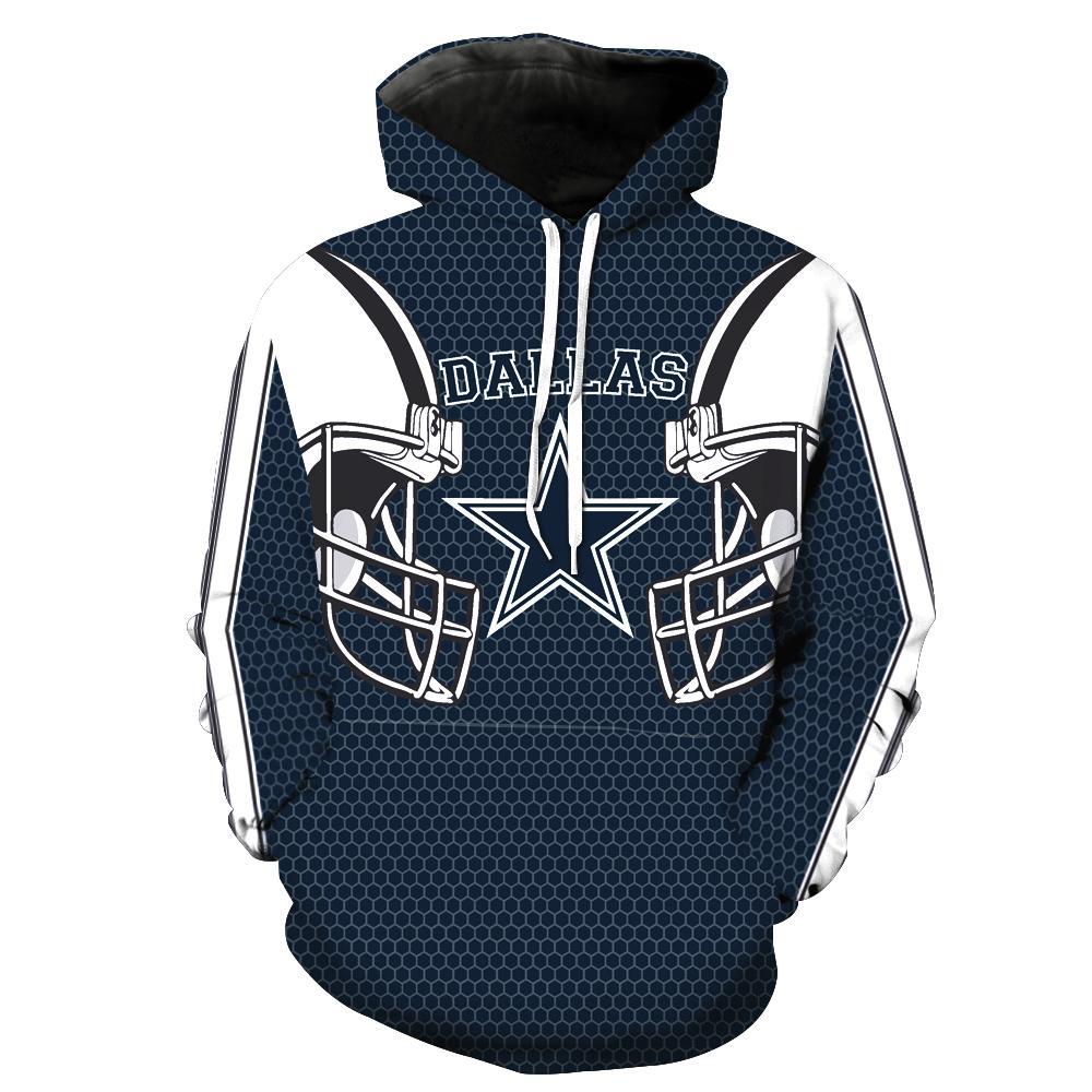 Dallas Cowboys Pullover Nfl Footballs Hoodie 3D 1 Dallas Cowboys Pullover Nfl Footballs Hoodie 3D