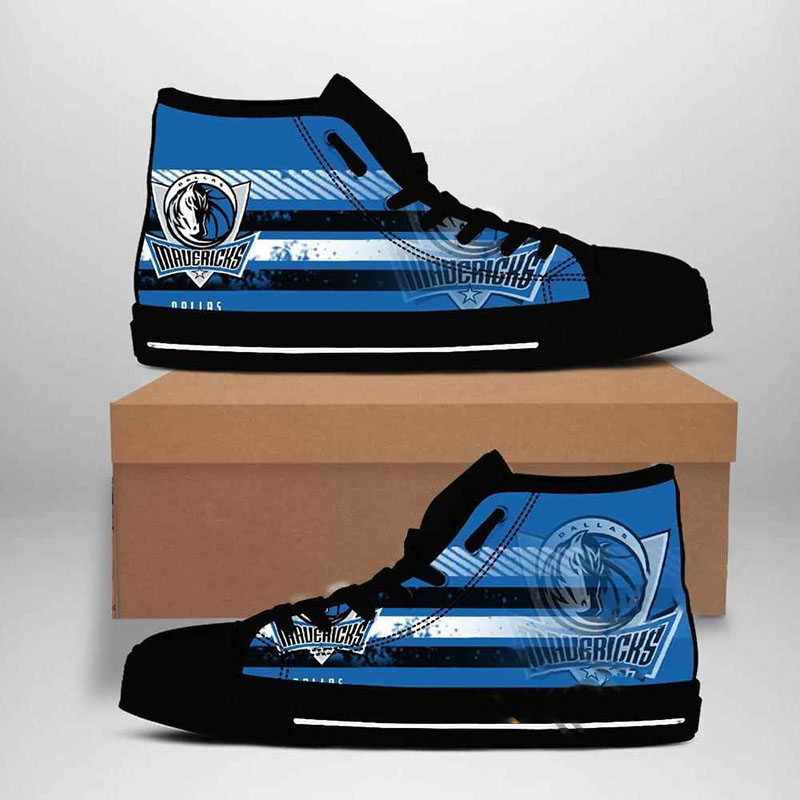 Dallas Mavericks Nba Basketball High Top Shoes