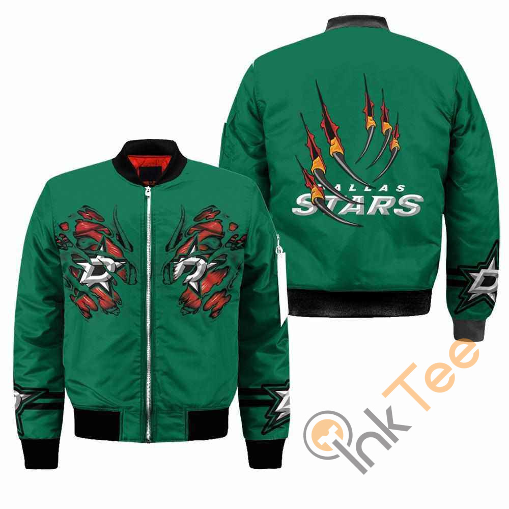 Dallas Stars NHL Claws Apparel Best Christmas Gift For Fans Bomber Jacket 4 Dallas Stars NHL Claws Apparel Best Christmas Gift For Fans Bomber Jacket