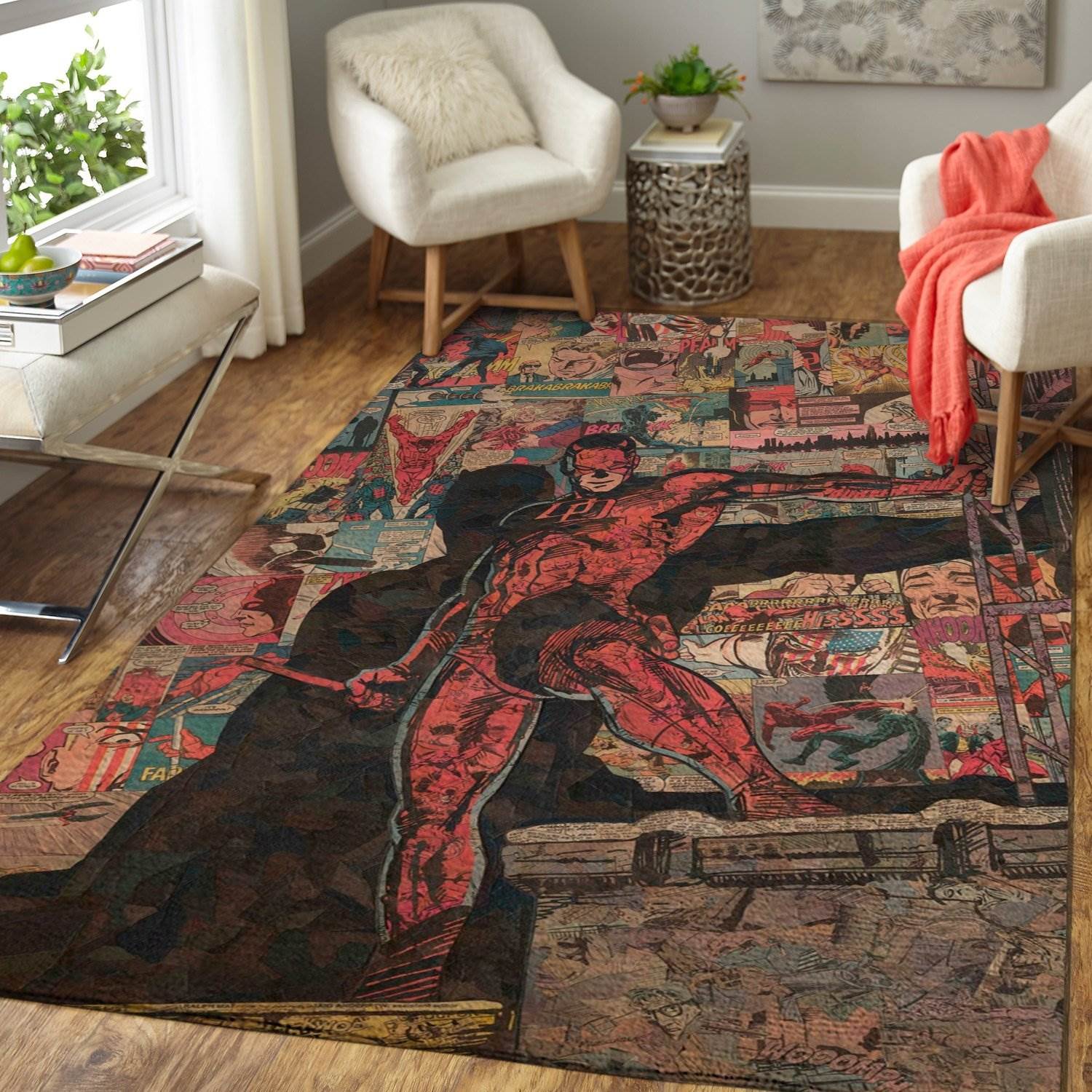 Daredevil Comic Area Limited Edition Rug 5 Daredevil Comic Area Limited Edition Rug