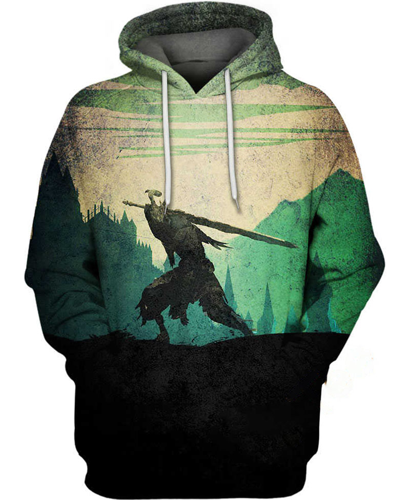 Dark Souls Abyss Walker Hoodie 3D