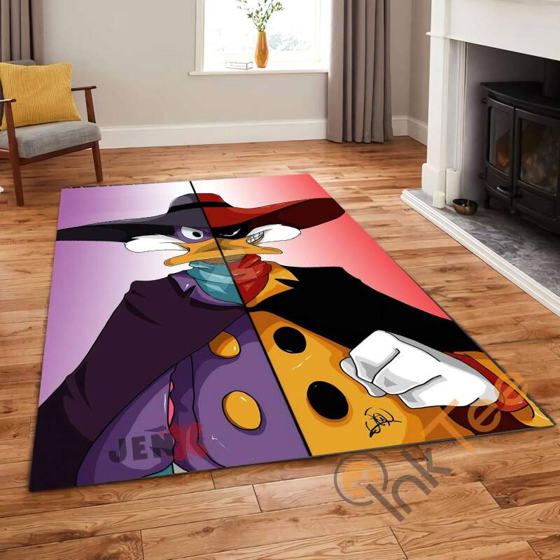 Darkwing Duck Disney Movie For Living Room Bedroom Lover Cozy Gift Lovers Rug 7 Darkwing Duck Disney Movie For Living Room Bedroom Lover Cozy Gift Lovers Rug