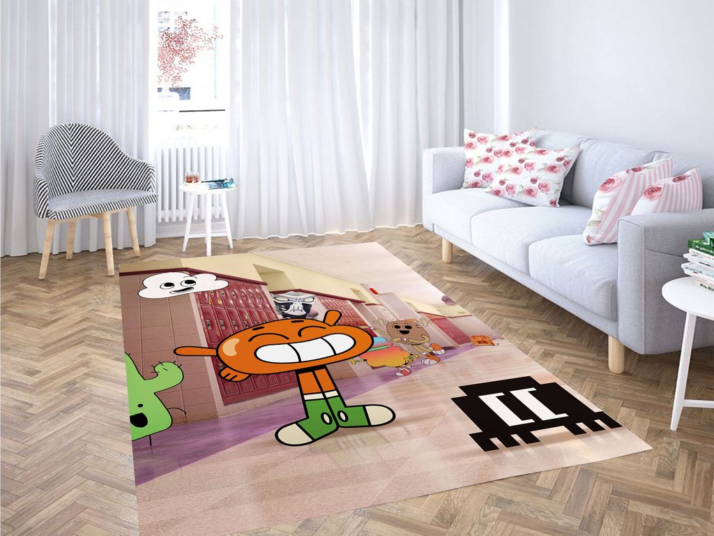 Darwin And Another Character Living Room Modern Carpet Rug 11 Darwin And Another Character Living Room Modern Carpet Rug