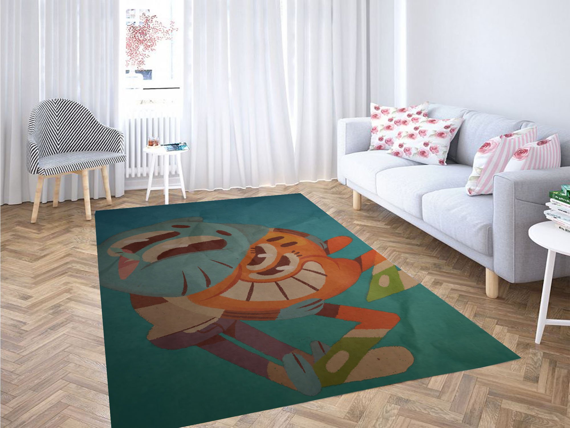 Darwin And Gumball Carpet Rug 2 Darwin And Gumball Carpet Rug