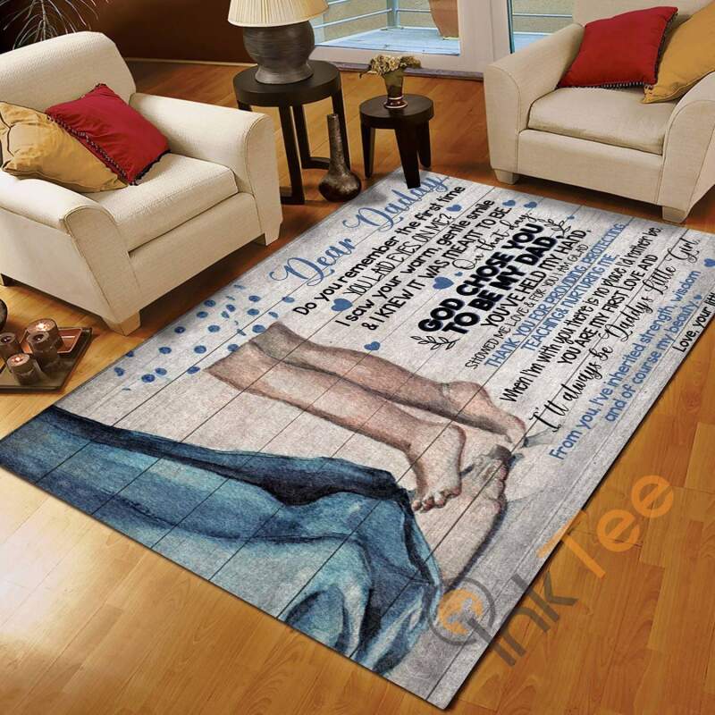 Daughter To Dad Dear Daddy Thank You For Being My Bedroom Home Decoration Gift Father's Day Rug 3 Daughter To Dad Dear Daddy Thank You For Being My Bedroom Home Decoration Gift Father’s Day Rug