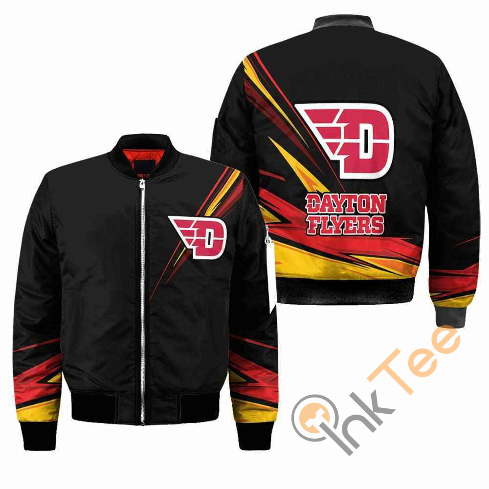 Dayton Flyers NCAA Black Apparel Best Christmas Gift For Fans Bomber Jacket