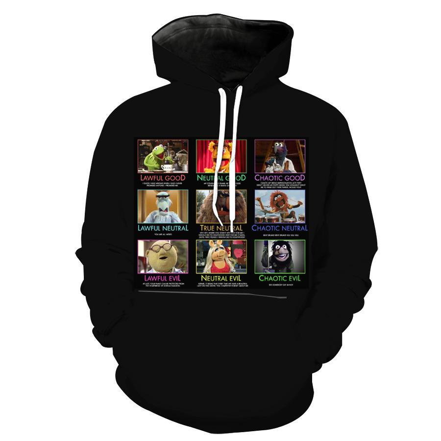 D&d Alignment Hoodie 3D