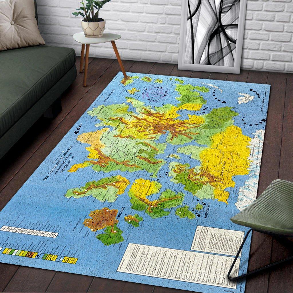 Dd1018 Dungeons & Dragons Map Of Krynn Area Limited Edition Rug 4 Dd1018 Dungeons & Dragons Map Of Krynn Area Limited Edition Rug