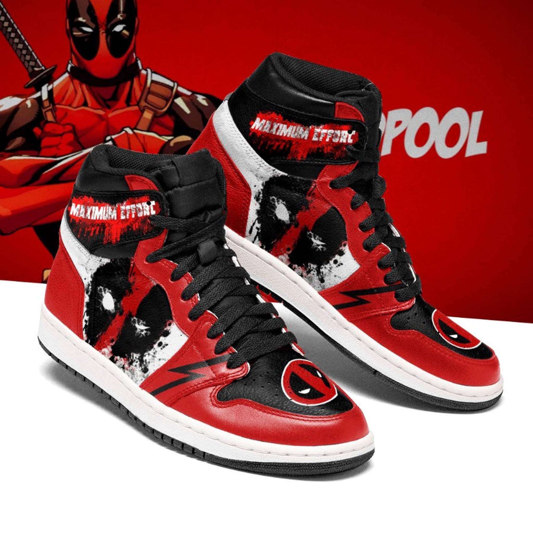 Deadpool Friend Gifts Air Jordan Shoes