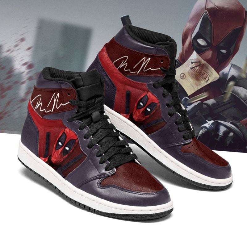 Deadpool Personalized Custom Air Jordan Shoes 11 Deadpool Personalized Custom Air Jordan Shoes