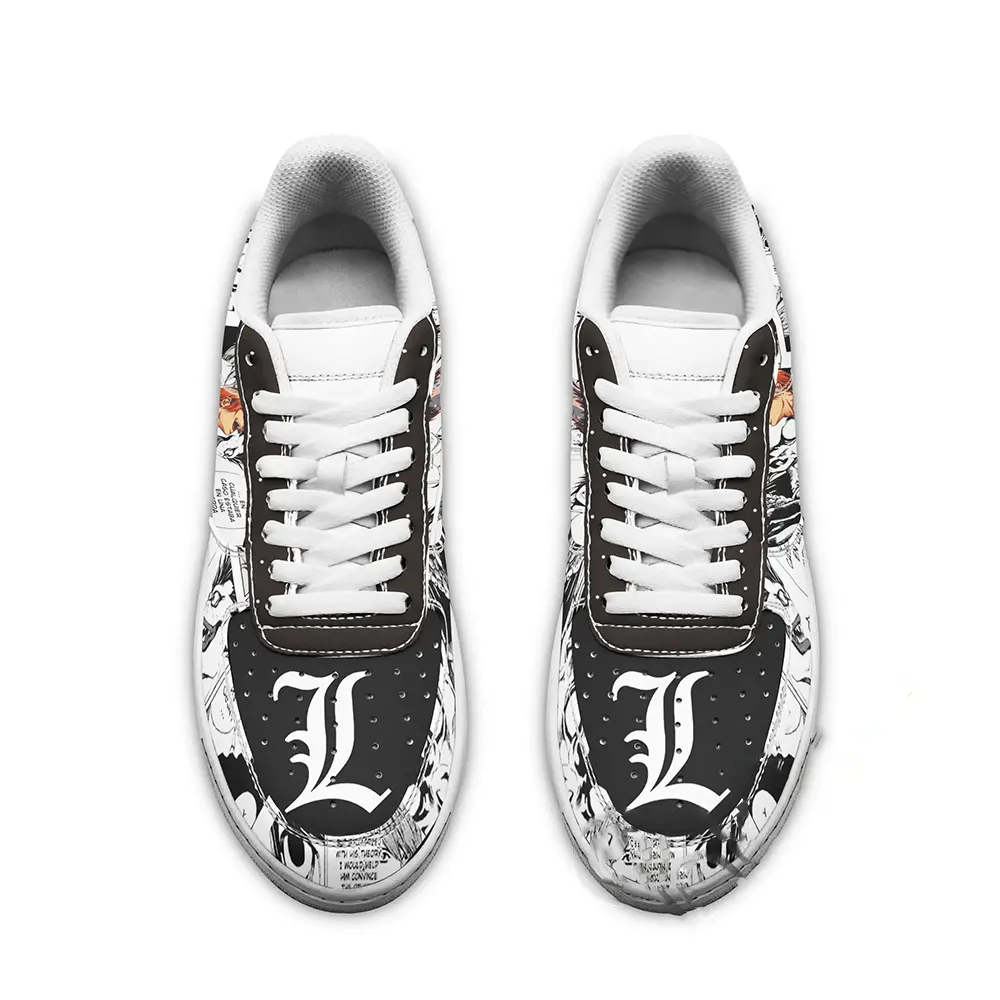 Death Note Manga Anime Fan Gift Idea Amazon Nike Air Force Shoes