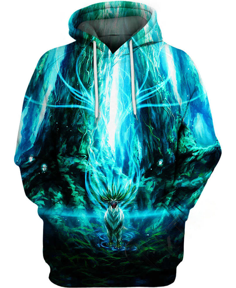 Deep Forest Hoodie 3D