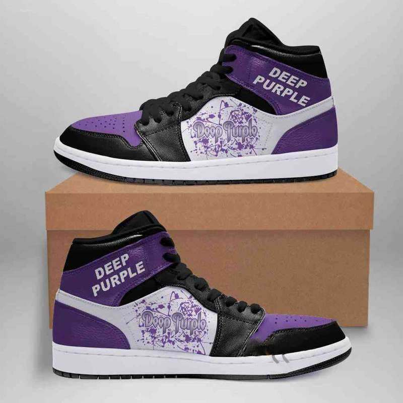 Deep Purple Rock Band Custom Air Jordan Shoes