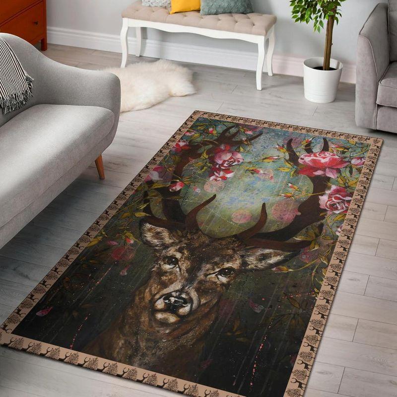 Deer Area Area Limited Edition Rug 6 Deer Area Area Limited Edition Rug