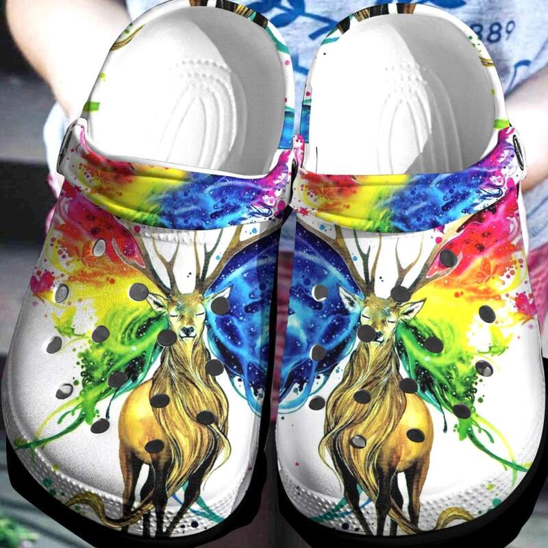 Deer Color Collection Crocs Clog Shoes