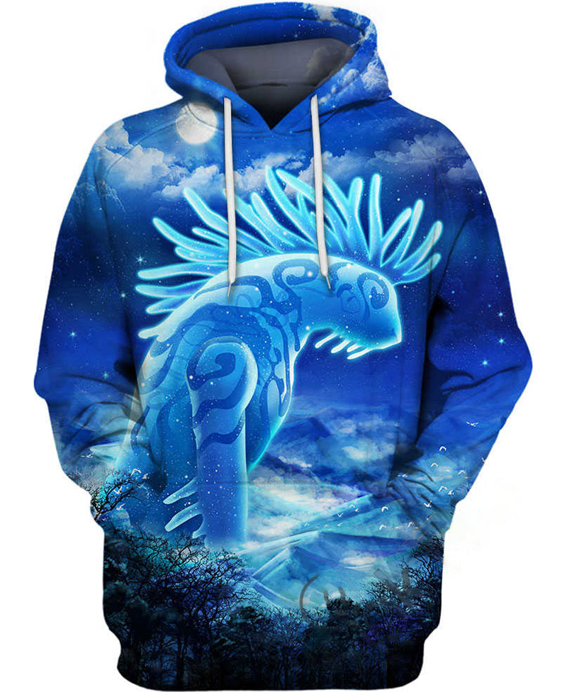 Deer God Mononoke Hoodie 3D 1 Deer God Mononoke Hoodie 3D