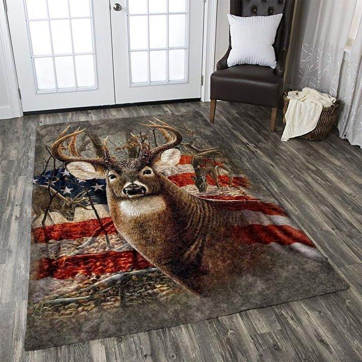 Deer Hunting Area Limited Edition Rug 6 Deer Hunting Area Limited Edition Rug
