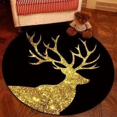 Deer Limited Edition Round Rug 1 Deer Limited Edition Round Rug