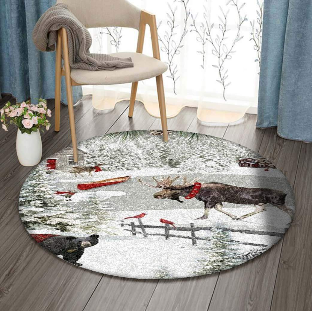Deer Limited Edition Round Rug