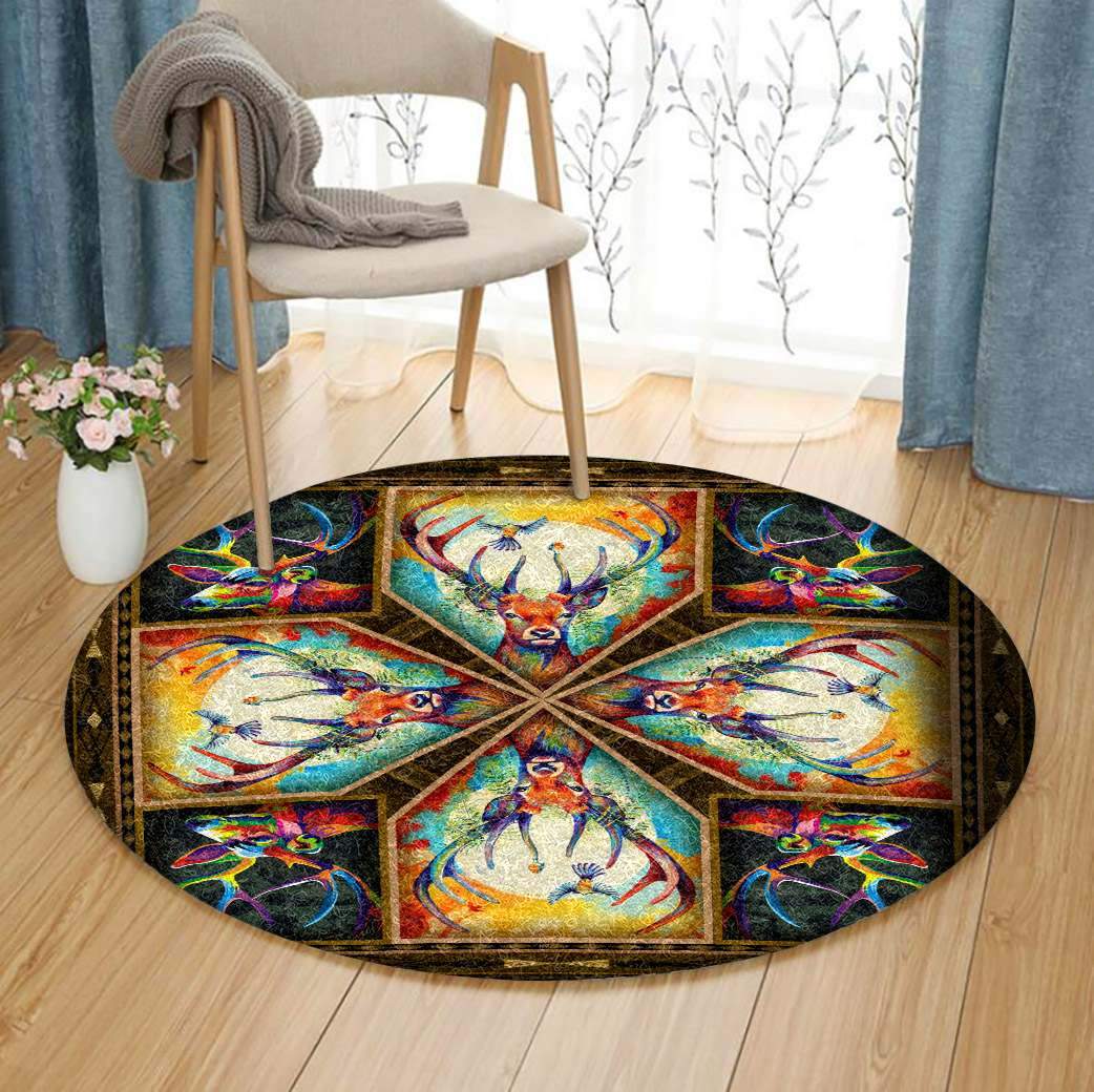 Deer Limited Edition Round Rug