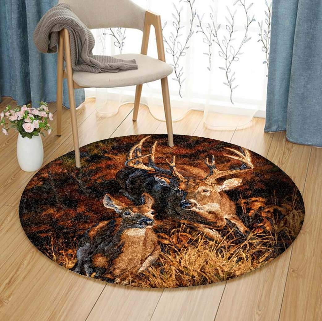 Deer Limited Edition Round Rug