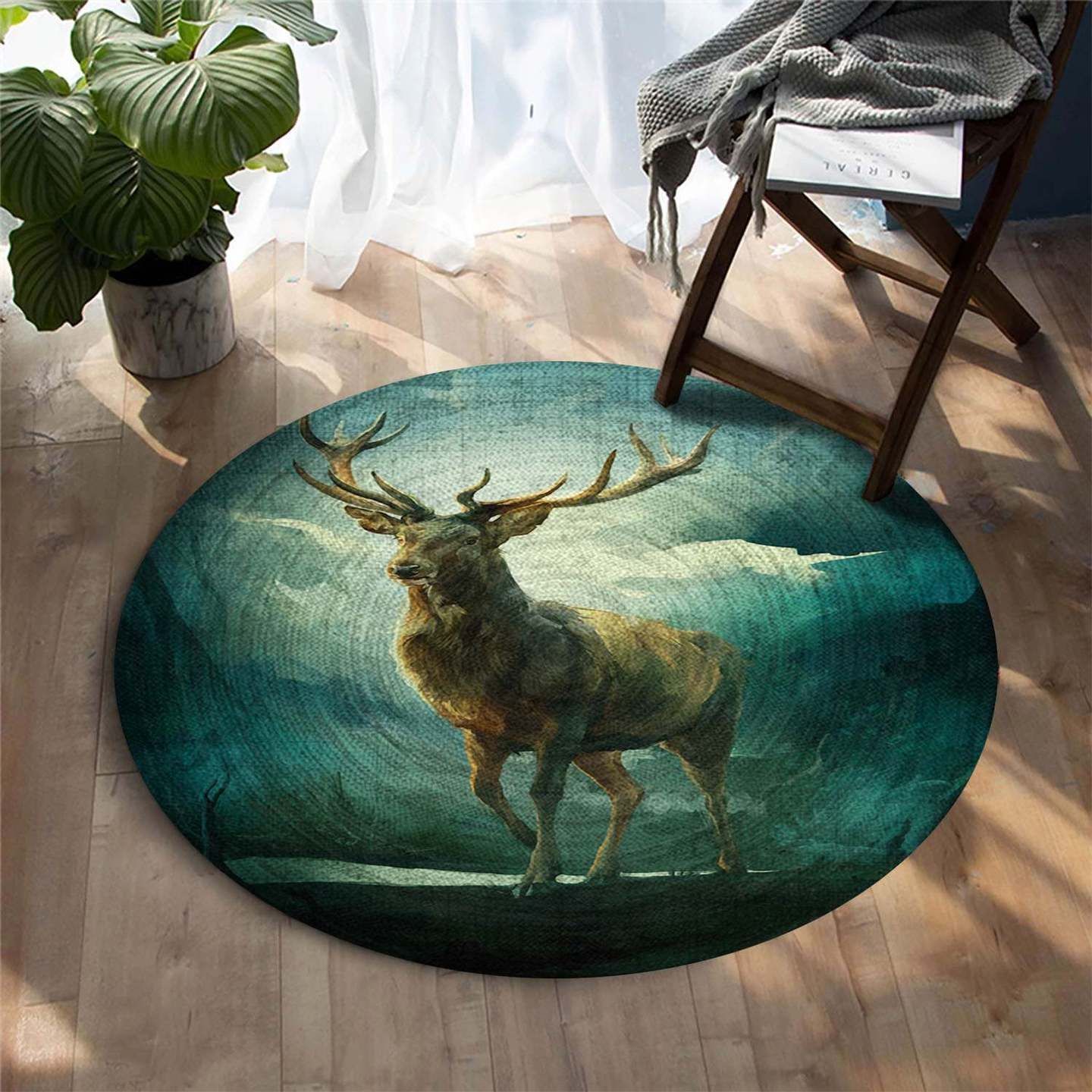 Deer Limited Edition Round Rug