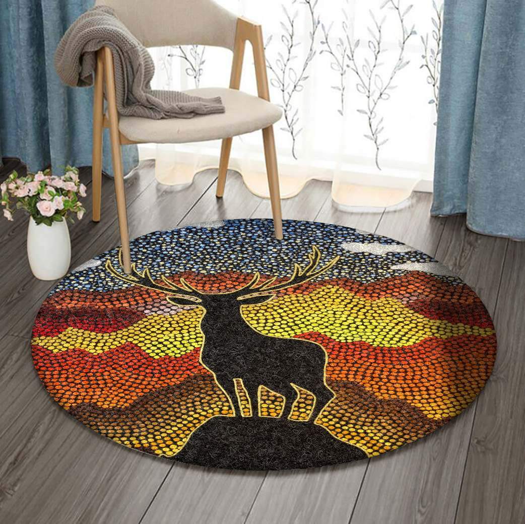 Deer Limited Edition Round Rug