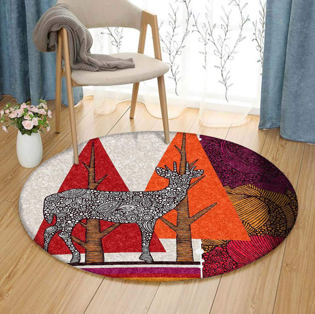 Deer Limited Edition Round Rug