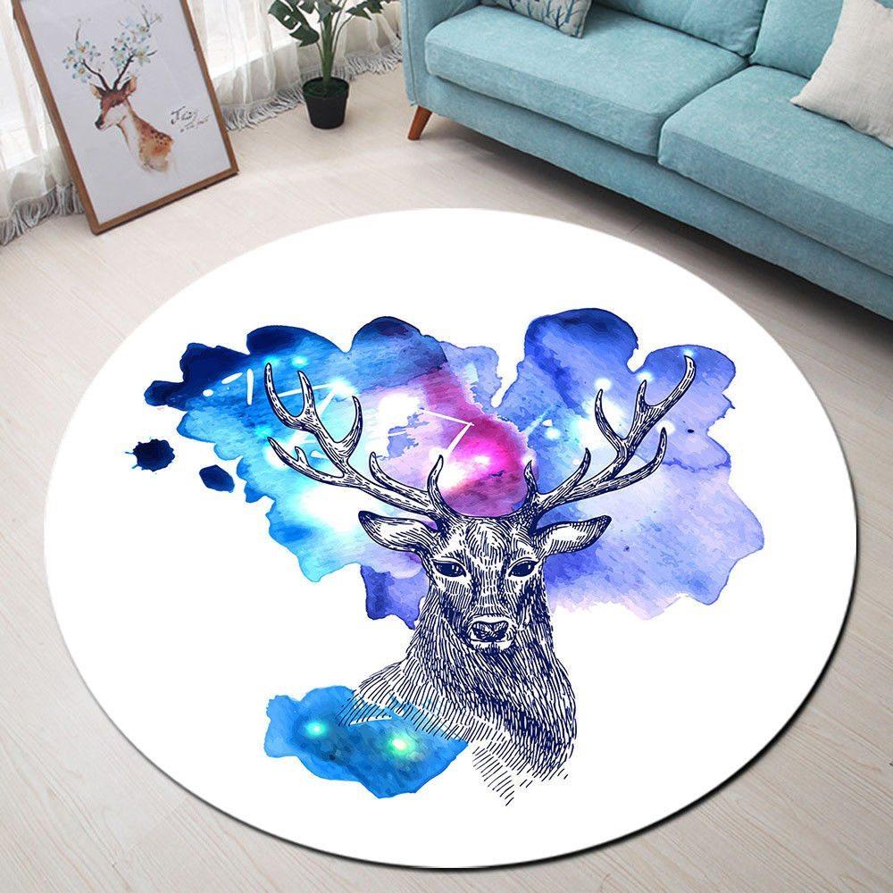 Deer Limited Edition Round Rug