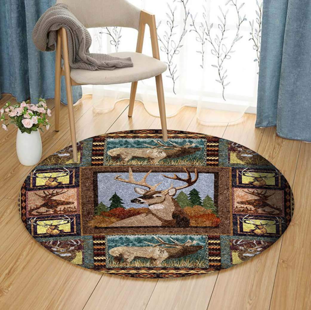 Deer Limited Edition Round Rug