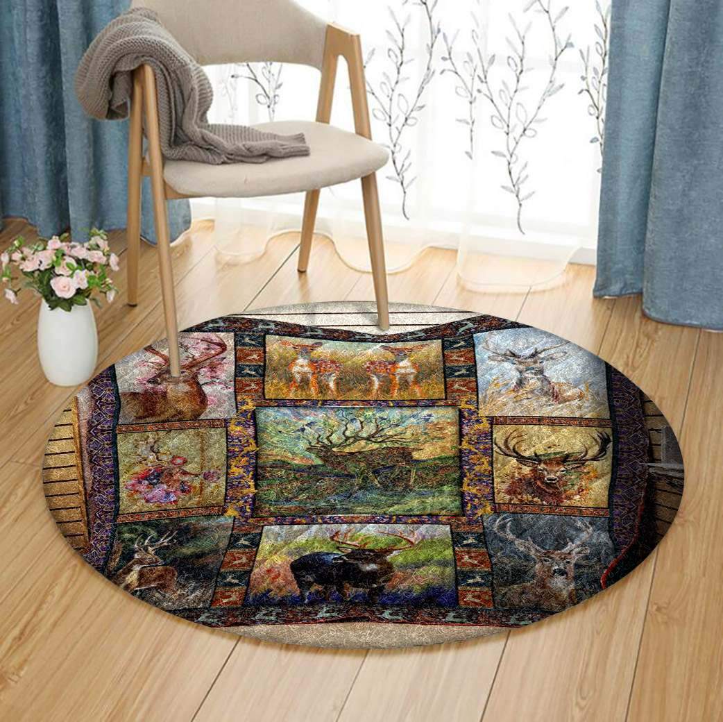 Deer Limited Edition Round Rug